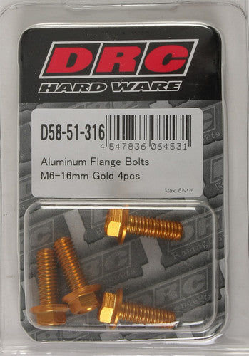 DRC Aluminum Flange Bolt - D58-51-316