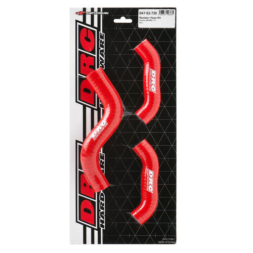 DRC RADIATOR HOSE KIT GASGAS RED - D47-02-730