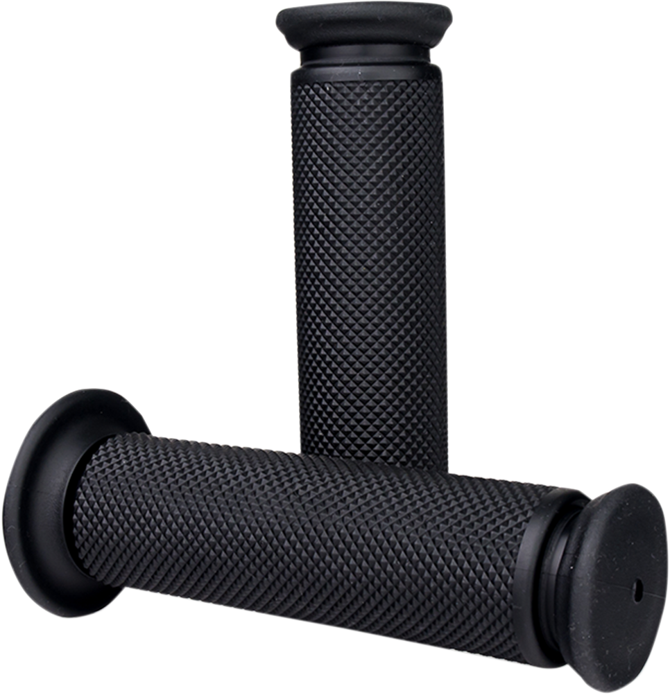 DRIVEN RACING Diamond MX Grips - Closed Ends / Black 0630-0816