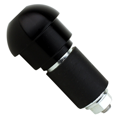DRIVEN RACING Mirror Adapter for D-Axis Bar End Mirror - Mirror Adapter / D-Axis/Handlebar End / Black 0641-0153
