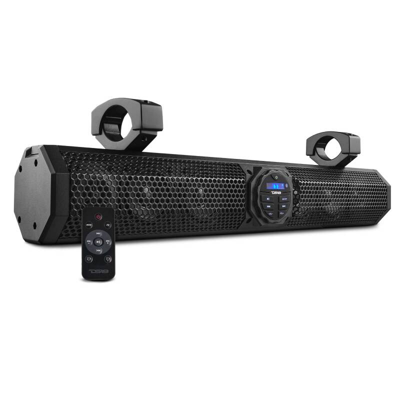 DS18 24in Soundbar 6 Speakers Amplified Bluetooth USB & AUX Ports 100 Watts RMS - SB24BTX