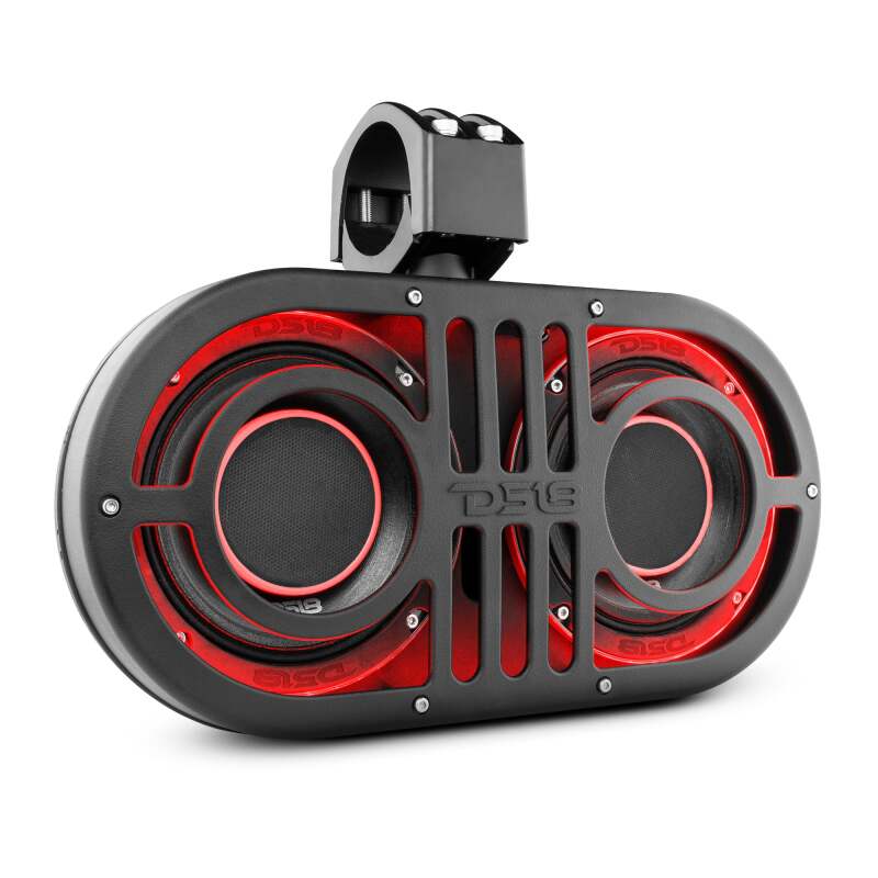 DS18 6.5in Rollcage Soundbar Loaded Built In RGB LED Lights 450 Watts RMS 2x PRO-HY6.4B Included - JVOCE