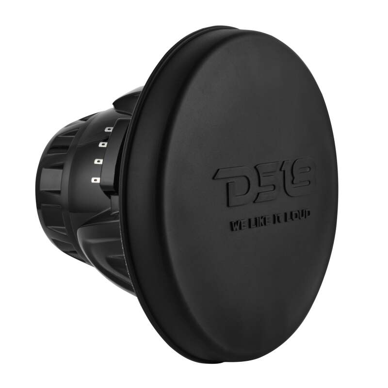 DS18 Hybrid Marine Speaker w/ Driver And RGB LED 6.5in 2-Way 250 Watts RMS 4 ohm Crbn Fiber w/ Cover - CF-6MD