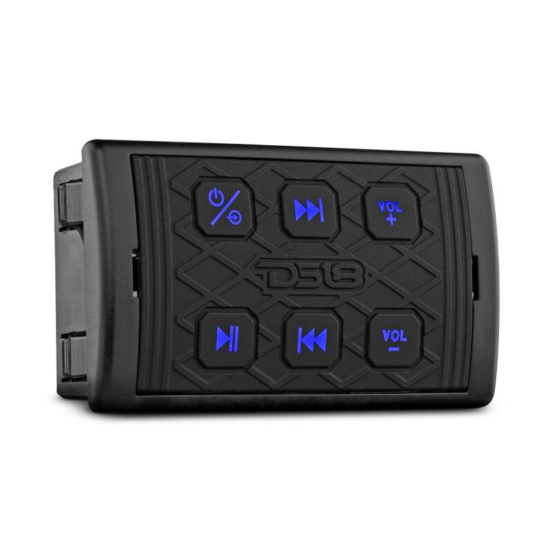 DS18 Marine And Powersports Bluetooth Audio Receiver w/ Controls And 1A Charging - BTRC-SQ