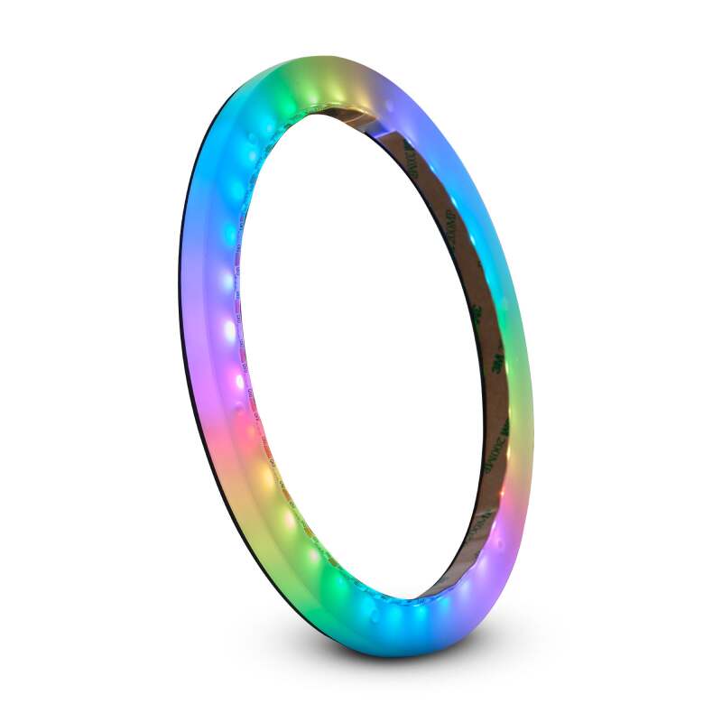 DS18 Marine And Powersports Speakers And Towers Ring 8in Digital LED lights 1/2in Spacer Depth - NXL-DLRING8