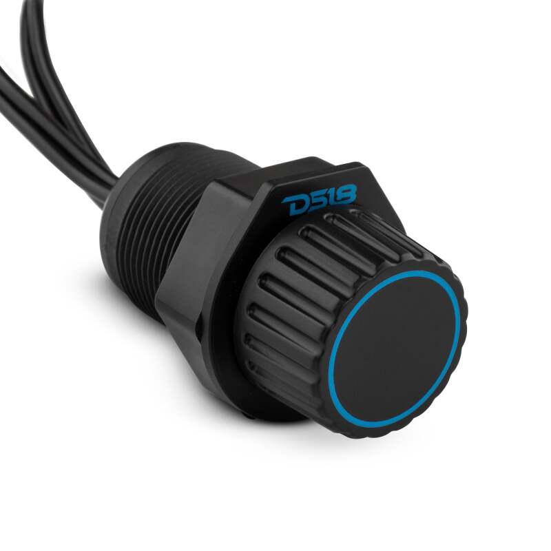 DS18 Marine Bass Knob Compatible w/ Any Source Unit RCA Input and Output Flush Mount - MBKR