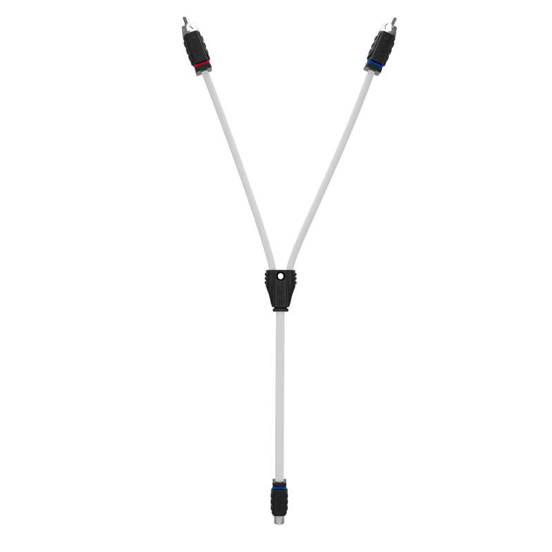 DS18 Marine Grade Tinned Copper OFC RCA Wires 1 Female to 2 Male Splitter - MOFCR-1F2M