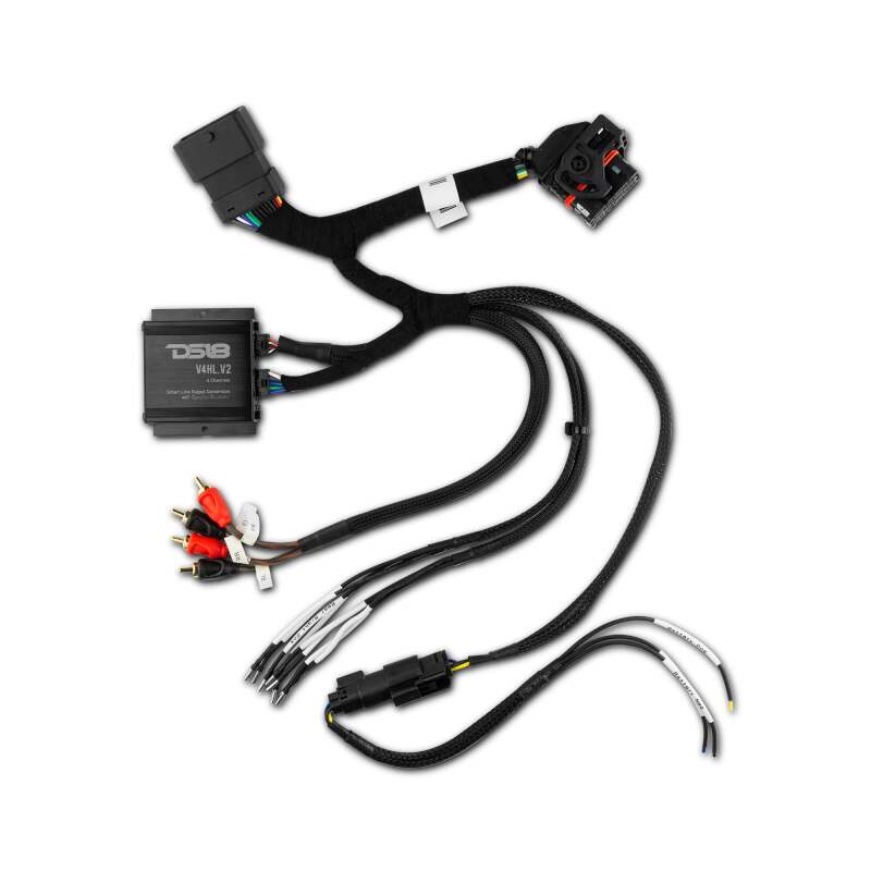 DS18 Plug and Play Harness For Harley-Davidson For DS18 Amp Connection w/ Factory Radio - RY-HARNESS.HD