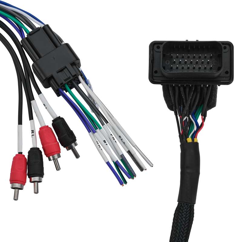 DS18 Plug and Play Harness For OEM Ride Command For 4-CH RCA Audio Signal and Remote Turn-on - RZR-PRO.RC
