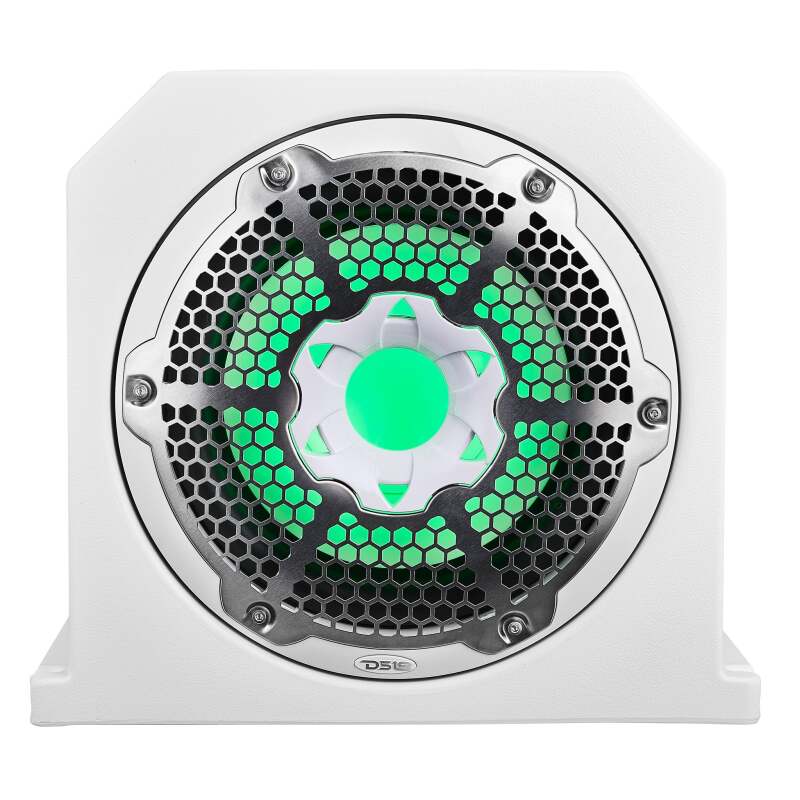 DS18 Subwoofer & Enclosure Dual 10in 350 Watts RMS 4 ohm NXL-10SUB/WH Included White - NXL-10SUBLD/W