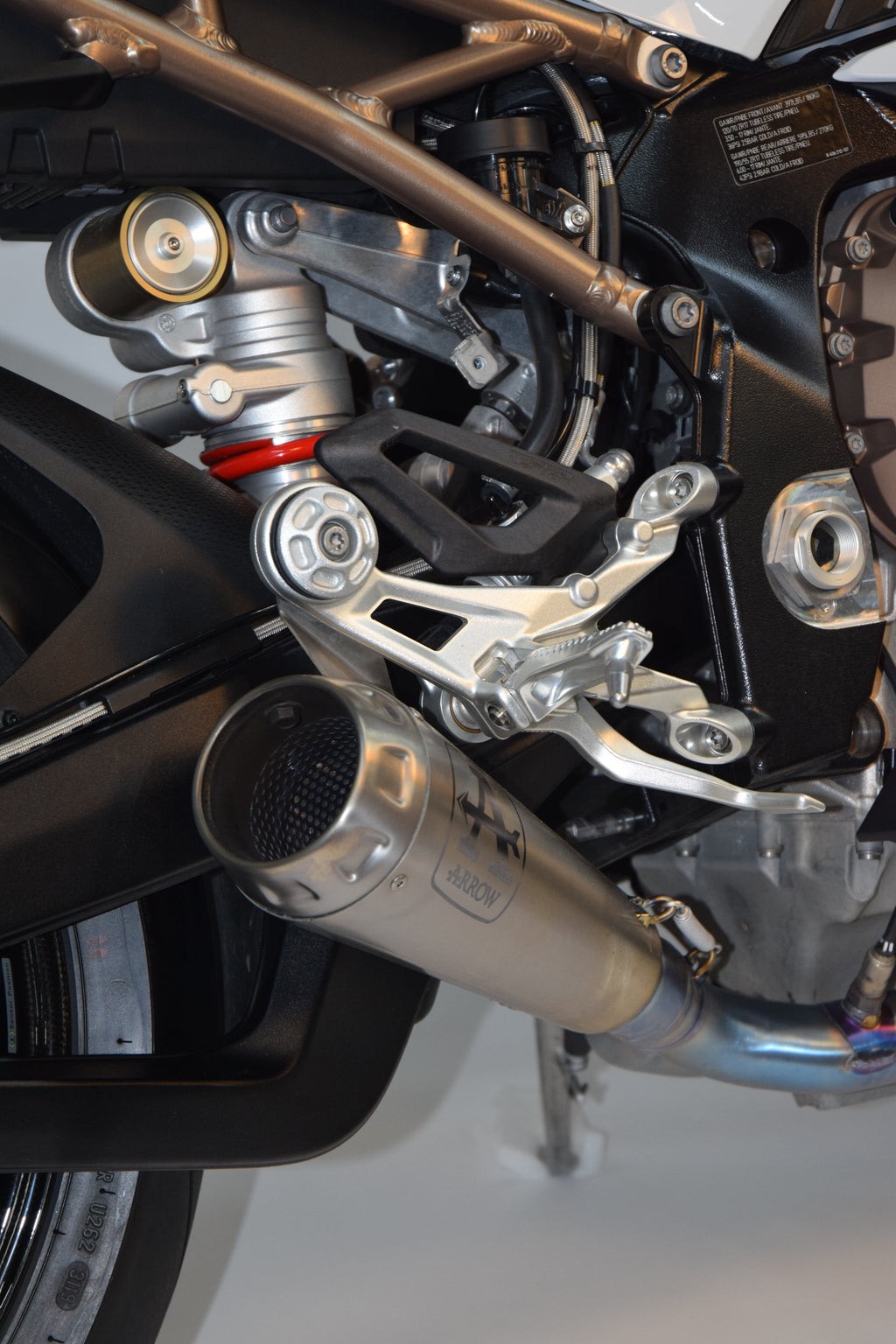 Arrow Competition SHORTY Low Exhaust System Full Titanium S1000RR 20-25/M1000RR 23-24 71205CP