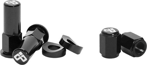 DUBYA Rim Lock Nut & Valve Stem Cap Kit - 68-051B
