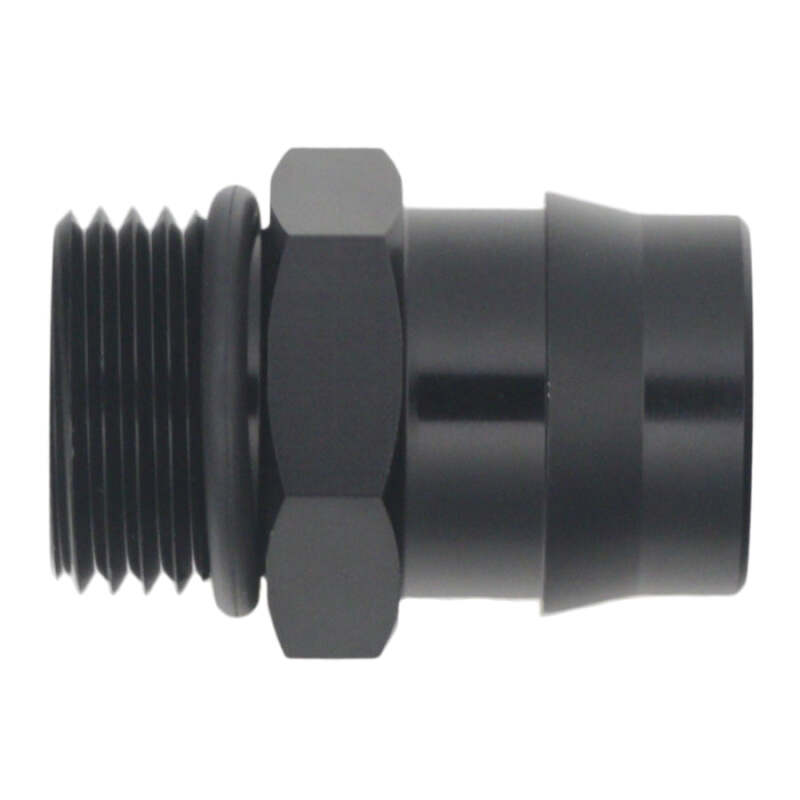 DeatschWerks 8AN ORB to Can-Am Maverick X3 OE Quick Connect Adapter - Anodized Matte Black - 6-02-0139-B