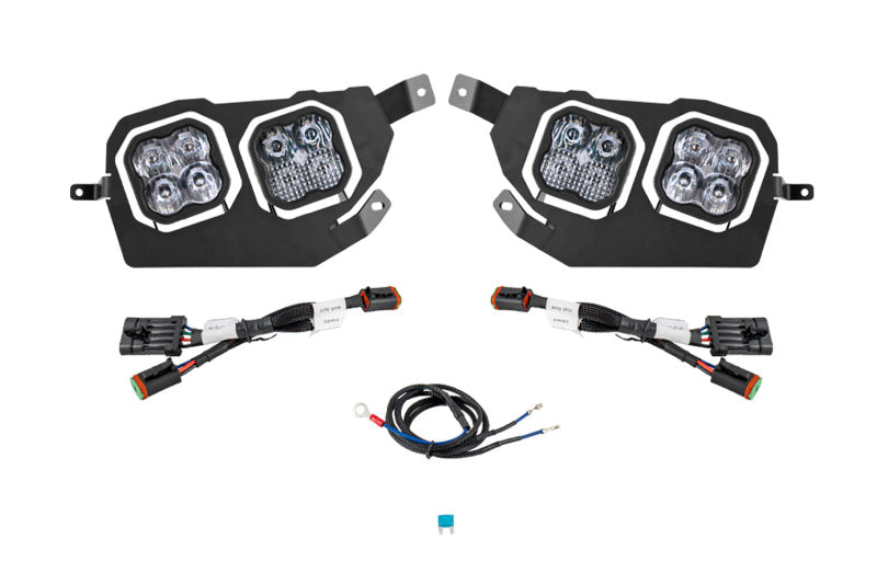 Diode Dynamics 2014-2023 Polaris RZR XP SS3 LED Headlight Kit - Sport White ABL - DD7843