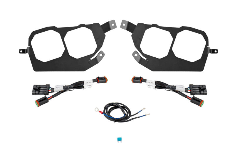 Diode Dynamics 2014-2023 Polaris RZR XP SS3 LED Headlight Mounting Bracket Kit - DD7842P