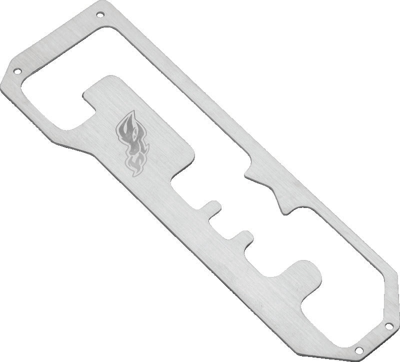 DragonFire Racing 2019-2025 Honda Talon Shifter Plate - Stainless Steel - 522635