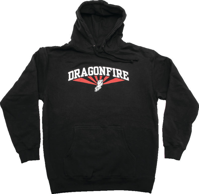 DragonFire Racing Dfr Az Hoodie Blk/Rd Md - 523124