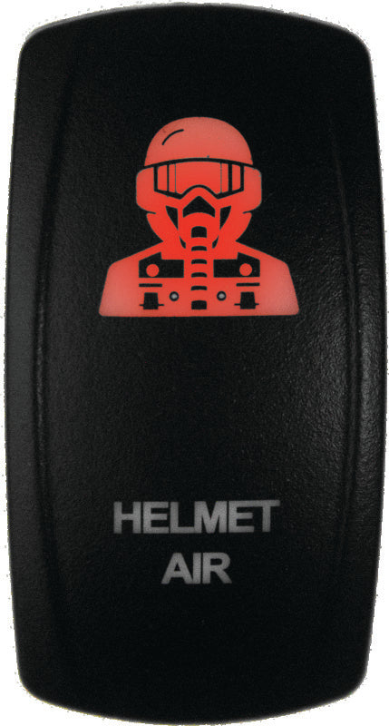 DragonFire Racing Lighted Switch Hel Air On/Off Red - 522617