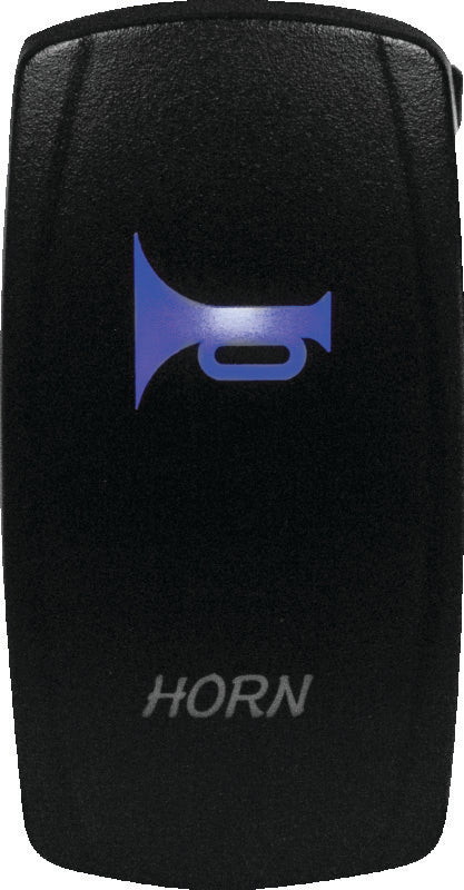 DragonFire Racing Lighted Switch Horn On/Off Blue - 521371