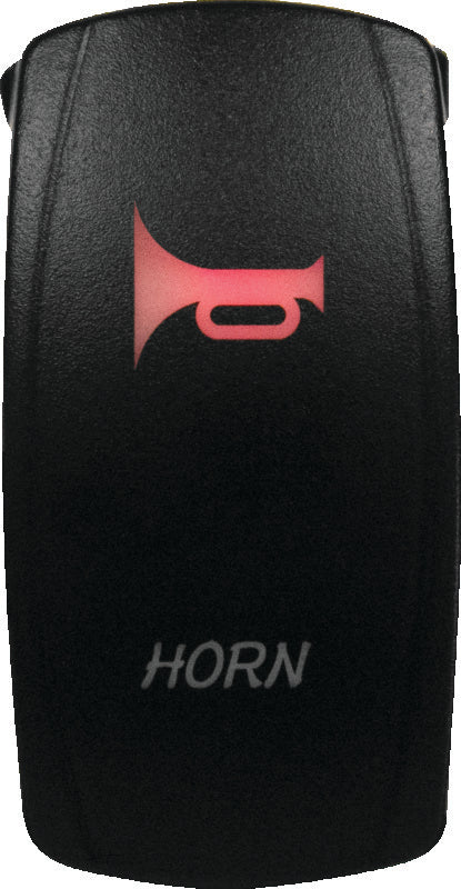 DragonFire Racing Lighted Switch Horn On/Off Red - 521372