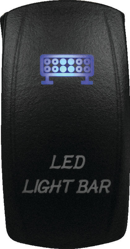 DragonFire Racing Lighted Switch Led Light Bar On/Off Blue - 521383