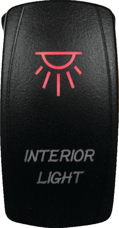 DragonFire Racing Lighted Switch On/Off Red - 521378