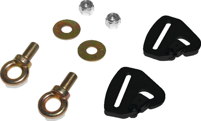 DragonFire Racing Quick-Release Snap Hook Harness Tab Kits - 2 in. - 521298