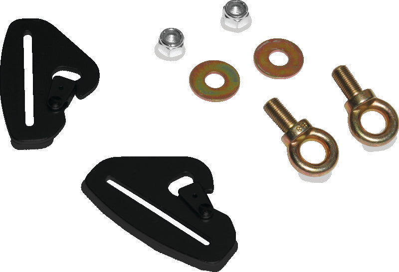 DragonFire Racing Quick-Release Snap Hook Harness Tab Kits - 3 in. - 521300