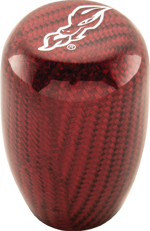 DragonFire Racing Shift Knob Short- Red Carbon Fiber - 522639