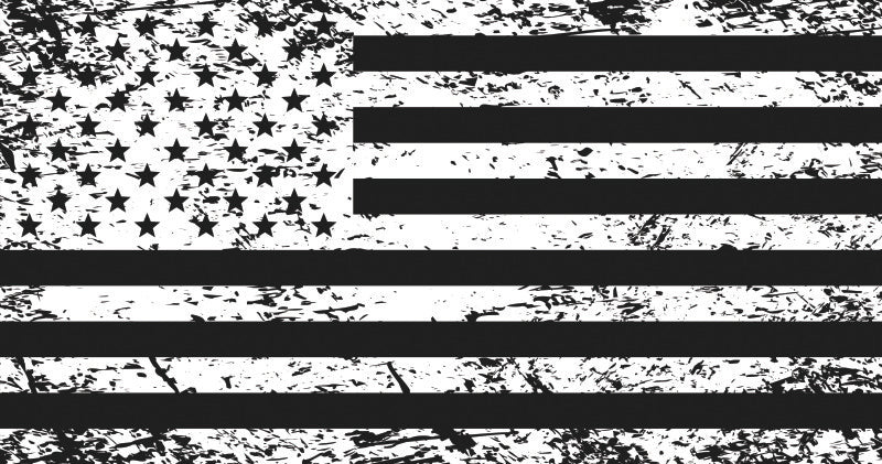 DragonFire Racing Whip Flag - Tatterd American Flag - 522126