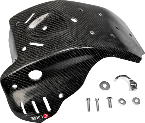 E-LINE ACCESSORIES Carbon Fiber Skid Plates - MSP2316W