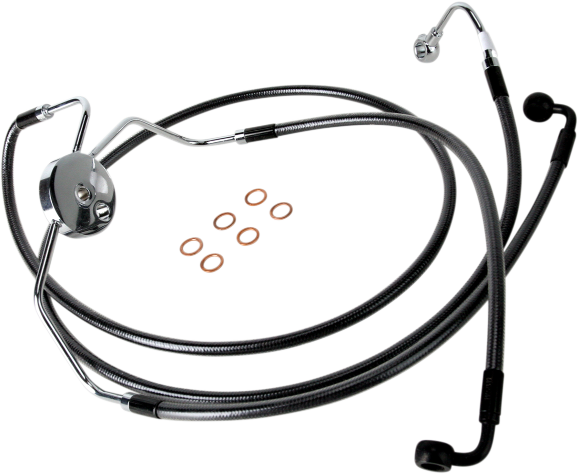 MAGNUM SHIELDING Designer Series Front Lower Brake Line Kit