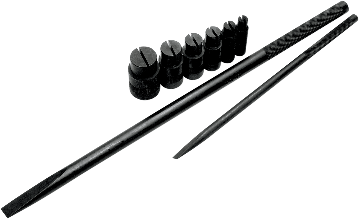 MOTION PRO Wheel Bearing Remover Set - Wheel Bearing Remover / Split Collet / Metric / 10/12/15/17/20/25 mm / Set 3801-0031