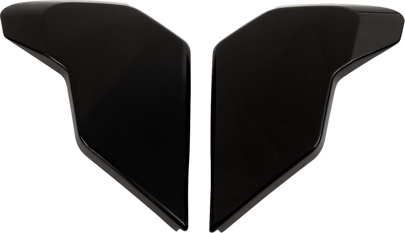 ICON Ultraflite™ Helmet Side Plates — Solid - Ultraflite™ Side Plates / Gloss Black 0133-1712