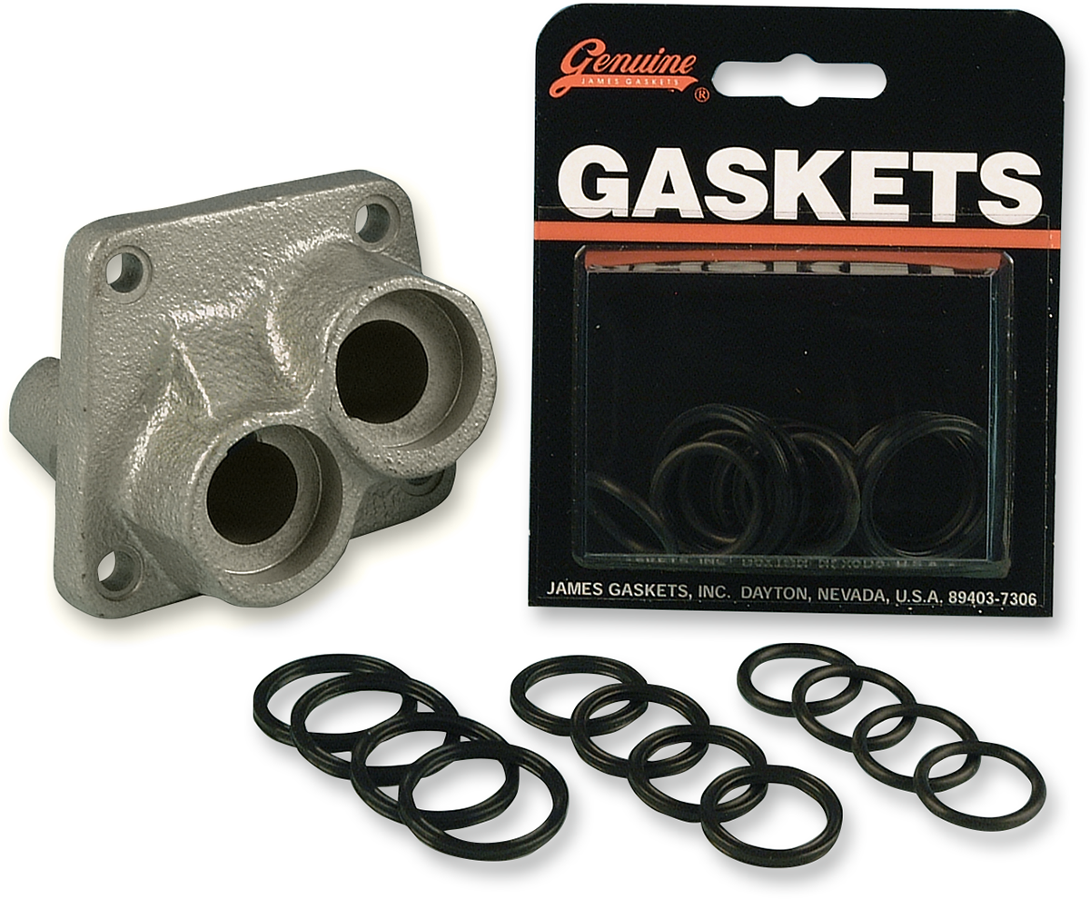 JAMES GASKET Replacement Quad Seal X-Ring Kit - Pushrod Seal Set / Shovelhead DS-194486