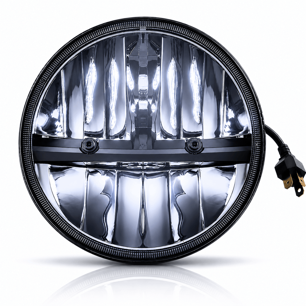 Eagle Lights 7" Complex Reflector LED Headlight for Harley-Davidson® and Indian® Motorcycles