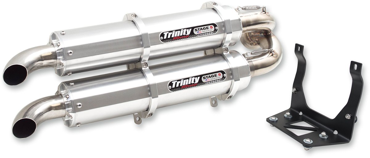TRINITY RACING Stage 5 Dual Slip-On Muffler