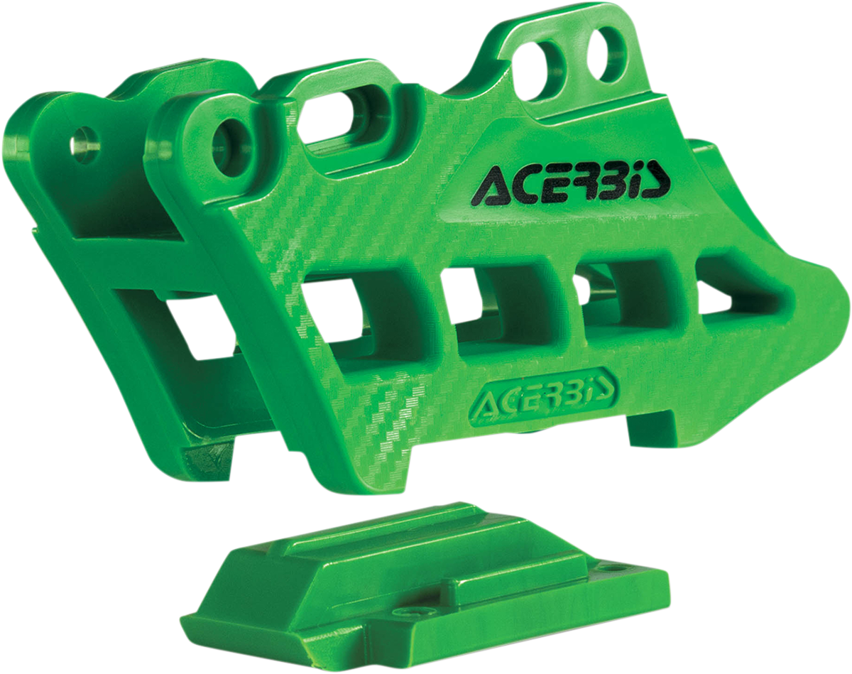 ACERBIS Complete Chain Guide Block - Green / Kawasaki 1231-0673