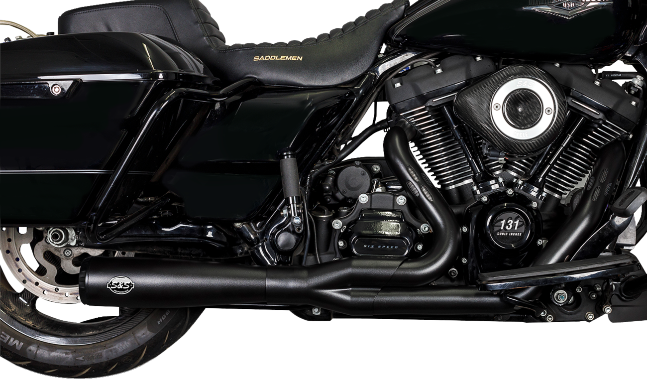 2-into-1 Diamondback Exhaust System - Guardian Black - Race Only