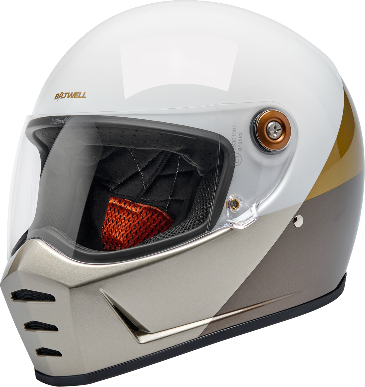 BILTWELL Lane Splitter Helmet - Intersection / Gold/Silver/Bronze / XS 0101-20388