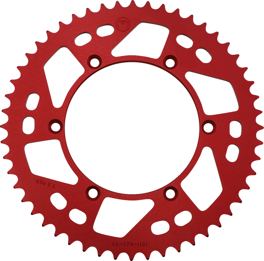 MOOSE OFFROAD Rear Aluminum Sprocket - Rear Sprocket / 52 Tooth / Beta/Gas Gas/Sherco/Suzuki 1211-1654