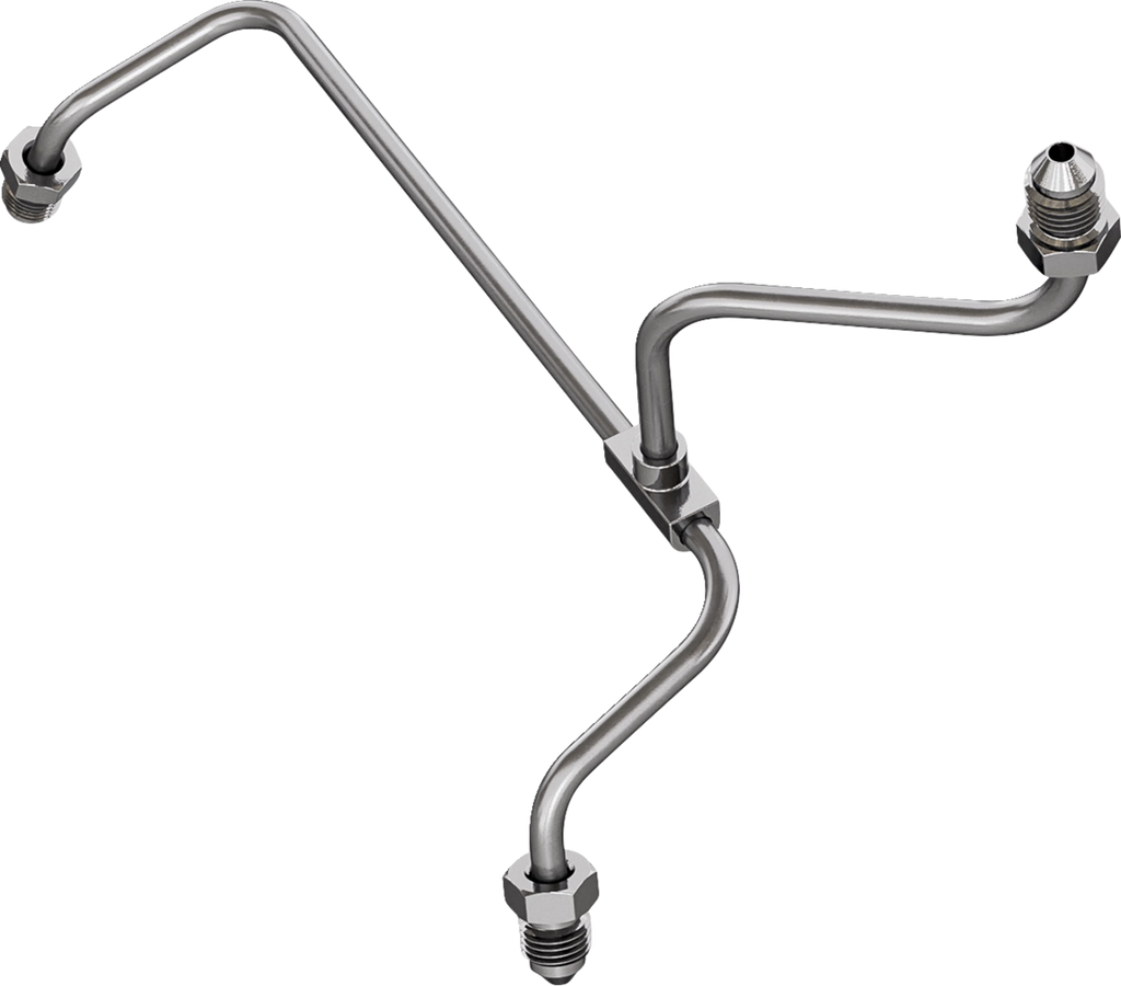 GOODRIDGE Banjo Adapter - Brake Line Tee Fitting / Front / FLH/FLT '14-'23 Non-ABS Models 1742-0748