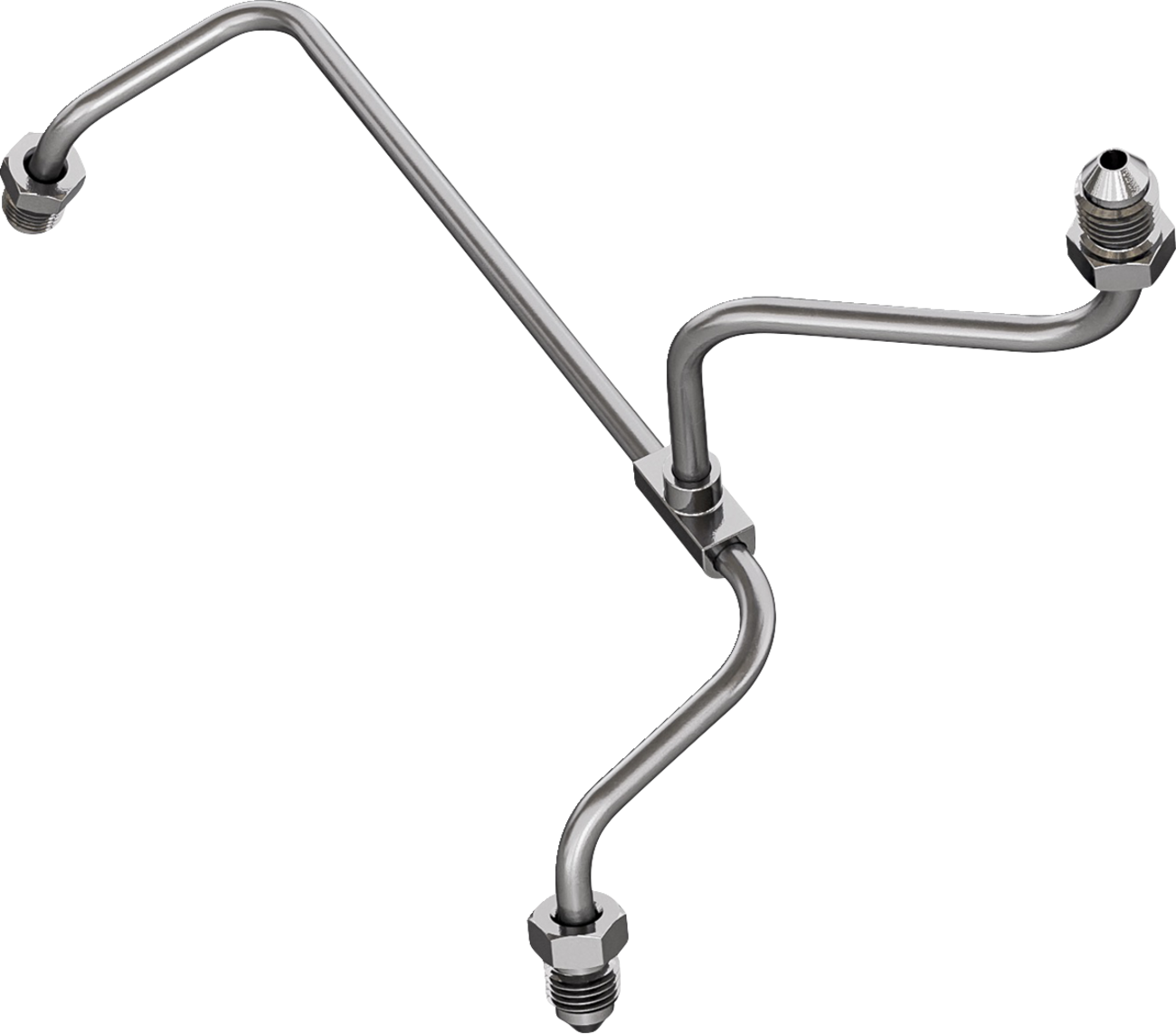 GOODRIDGE Banjo Adapter - Brake Line Tee Fitting / Front / FLH/FLT '14-'23 Non-ABS Models 1742-0748
