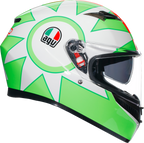 010115482 AGV K3 Rossi Mugello 2018 Helmet