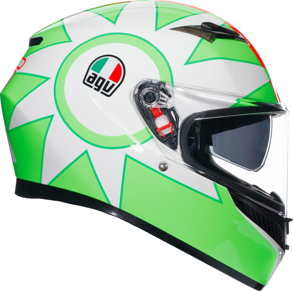 010115482 AGV K3 Rossi Mugello 2018 Helmet