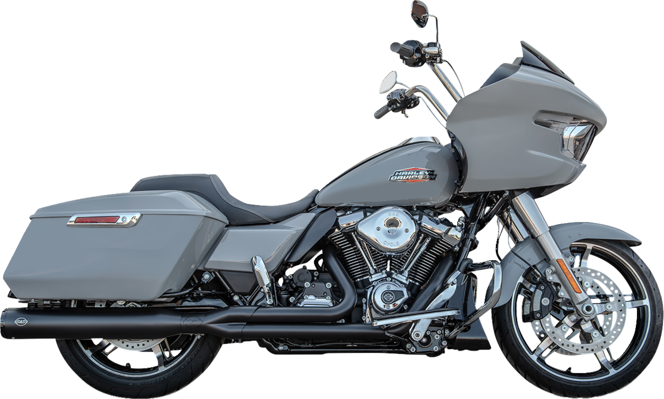 2-into-1 GNX Exhaust System - Race Only - Guardian Black - Touring