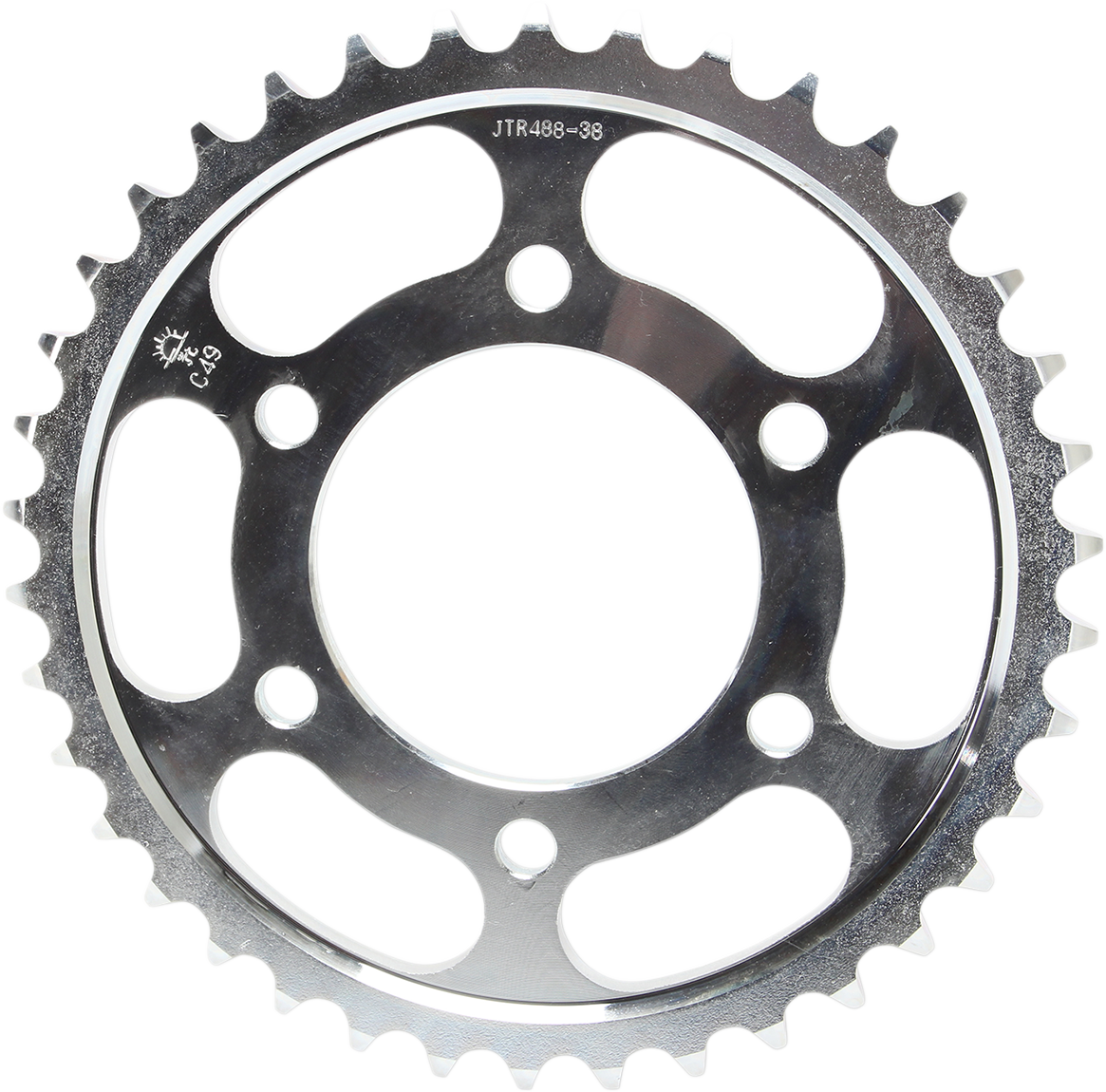 JT SPROCKETS Steel Rear Sprocket - Sprocket / Rear / Kawasaki / 38-Tooth JTR488-38