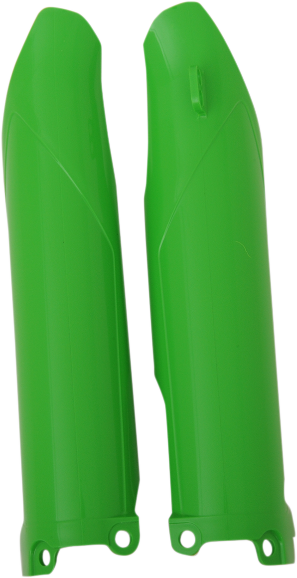 ACERBIS Fork Covers - Lower / Green 0412-0346