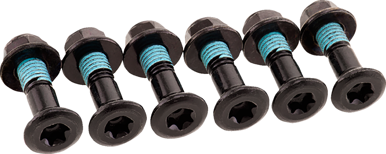 Bolt Kit - Sprocket / Double Locked / Black / 6 Pack 2401-1690