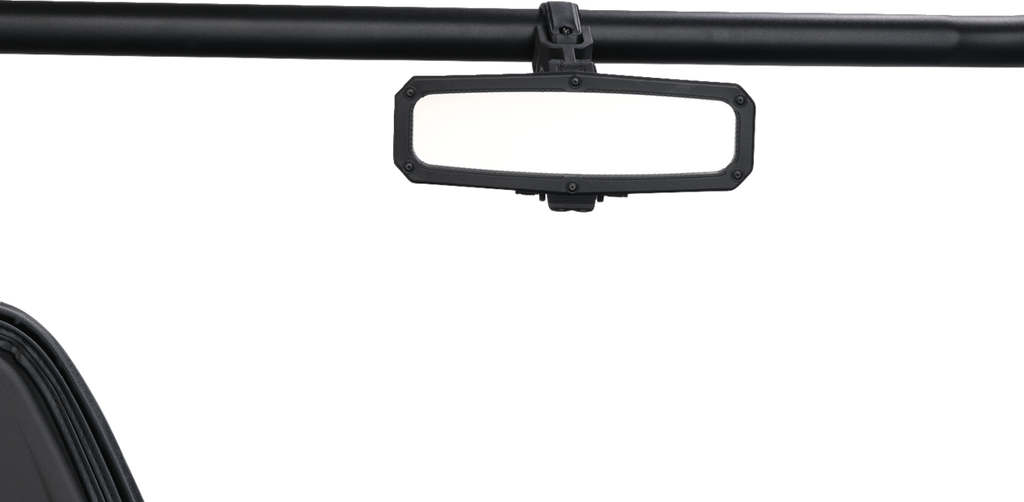 MOOSE OFFROAD UTV Mirror with LED Dome Light - Mirror / Rear View w/LED Dome Light / Black / UTV 0640-1716
